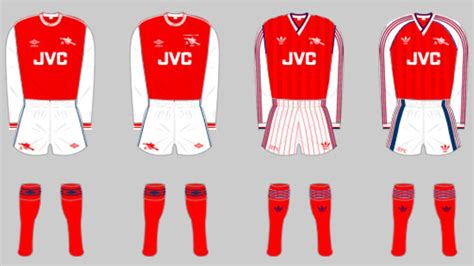 Senarai Jersi Arsenal Dari Tahun 1972 Hingga Kini 2020