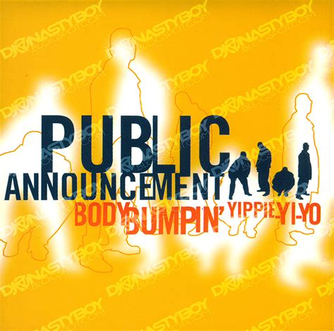 Promo Import Retail Cd Singles And Albums Public Announcement Body Bumpin Yippie Yi Yo