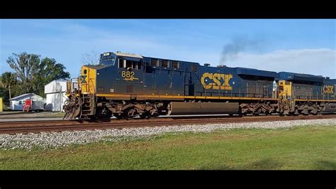 CSX Grain Train In Folkston GA YouTube