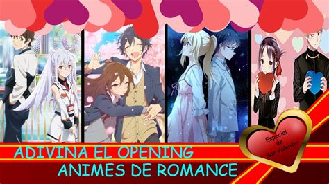 ADIVINA EL OPENING ANIMES DE ROMANCE 30 OPENINGS YouTube