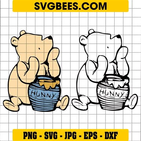 Classic Winnie The Pooh Honey Pot