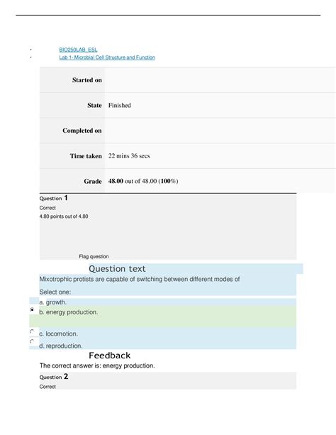 Straighterline Bio L Microbiology Lab Quiz Scholarfriends