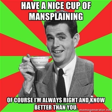 mansplaining meme - DrBeckmann