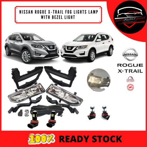 Nissan Rogue Xtrail Fog Lights Lamp With Bezel Light Lazada