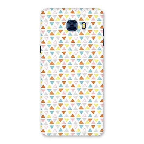 Neo World Quirky Triangles Back Case Cover For Samsung Galaxy C Pro