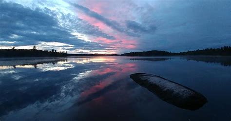 Sunset From Camp In The Boundary Waters Album On Imgur