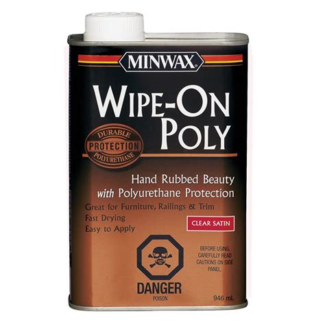 MINWAX Wipe On Poly, Satin, 946ml 39103 | RONA