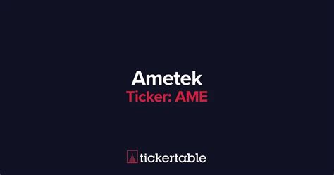 What Does Ametek Do?