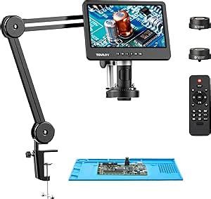 Tomlov Dm Flex Digital Soldering Microscope X Flexible Arm