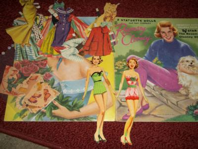 Vintage Rosemary Clooney Paper Doll Antique Price Guide Details Page