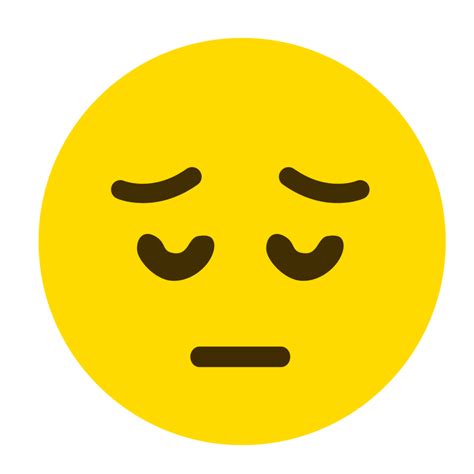 Cara Triste Amarilla Emoji Archivo Png Png