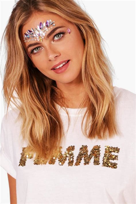 Festival Face Gems Boohoo