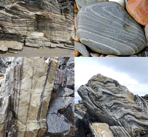 Portsoy Banff Coast Beautiful Pebbles And Tortured Rocks