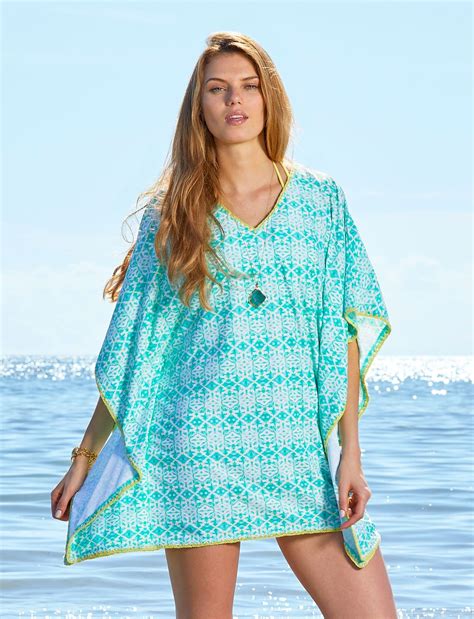 Sunshine Shores Embroidered Coverup 50 Upf Sun Protective Clothing