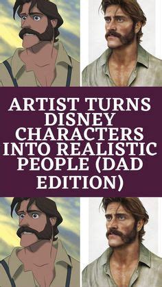 Artist Turns Disney Characters Into Realistic People Dad Edition Artofit