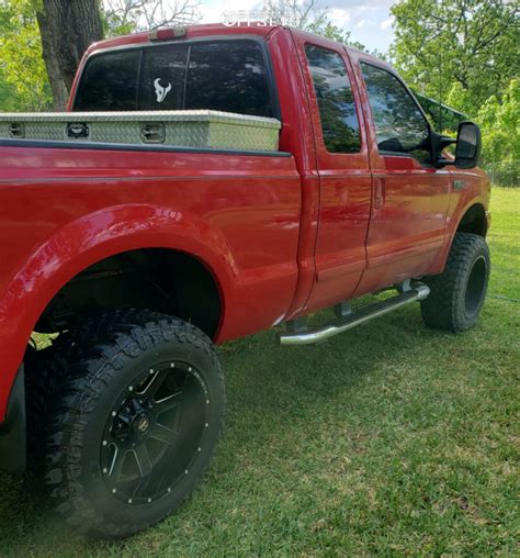 2003 Ford F 250 Super Duty With 20x12 44 Ballistic Rage And 35125r20 Atturo Trail Blade Mt