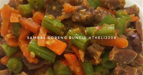 Resep Sambal Goreng Buncis Oleh Theresia Linda Cookpad