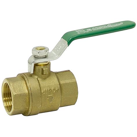 1 2 Npt Fip 600 Psi Brass Ball Valve Shut Off Valves Water Valves