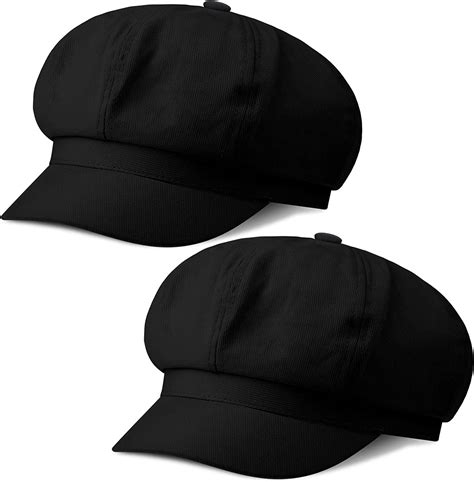 Pieces Women Newsboy Cap Visor Beret Hats Soft Panels Vintage