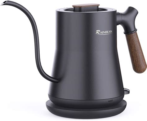 Amazon RAINBEAN Gooseneck Electric Kettle Pour Over Coffee Kettle