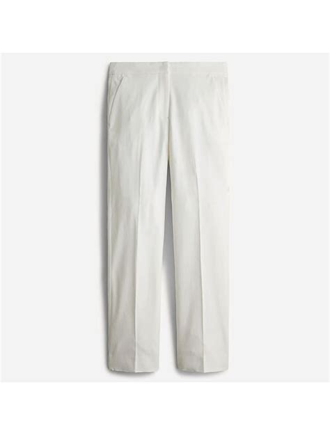 Buy J Crew Kate Straight Leg Pant In Bi Stretch Cotton Online Topofstyle