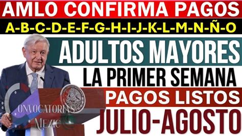 Presidente López Obrador Confirma Fechas de Pagos para Programas del