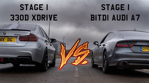 Drag Race Tuned Bhp Bmw F D Xdrive Vs Tuned Bhp Audi A C