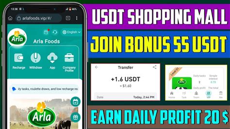 Usdt Mall New Usdt Earning Site Usdt Mining App Free Usdt