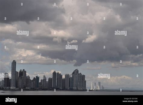 Ciudad De Panamá Panama The Skyline Of The Modern City Stock Photo