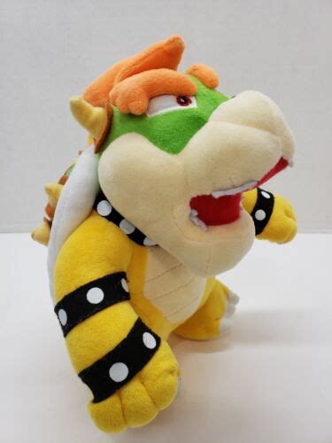 Super Mario Bros King Bowser Koopa Plush Toy Stuffed Soft Doll 10 Inch