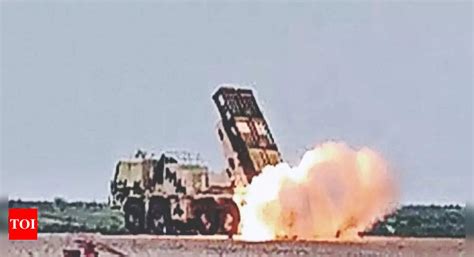 Drdo Army Conduct Trials Of Upgraded Pinaka Rockets Jaipur News