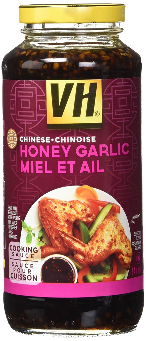 Vh Honey Garlic Cooking Sauce 341ml115ozjar Imported From Canada