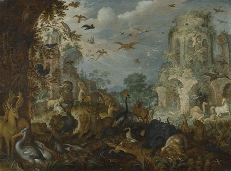 Savery Roelant Orpheus Playing The Lyre To The Animals A Moment