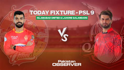 PSL 2024 Match 23 Lahore Qalandars Beat Islamabad United By 17 Runs