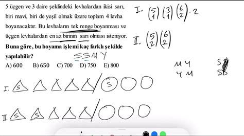 Olasılık Ve İstatistik Permütasyon Kombinasyon Soru Çözümü 1 2021l Benzer öabtmatematik