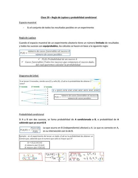 Regla De Laplace Y Probabilidad Condicional Rvinsh Shcn UDocz