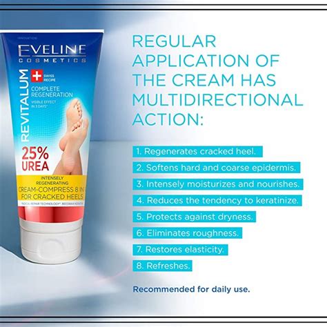 Eveline Revitalum Foot Cream Regenerating In Urea Ml