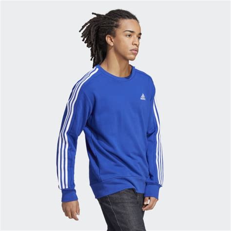 Moletinho Essentials 3 Stripes Azul Adidas Adidas Brasil