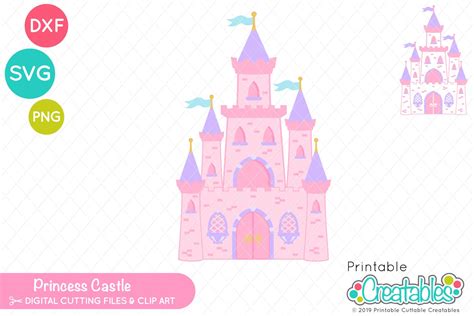 Princess Castle Svg 541969 Cut Files Design Bundles