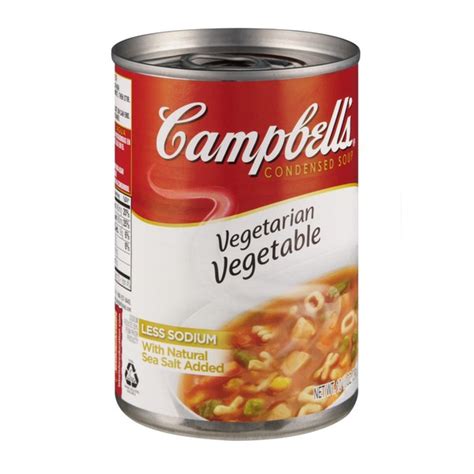 Campbells Condensed Soup Vegetarian Vegetable Alphabet