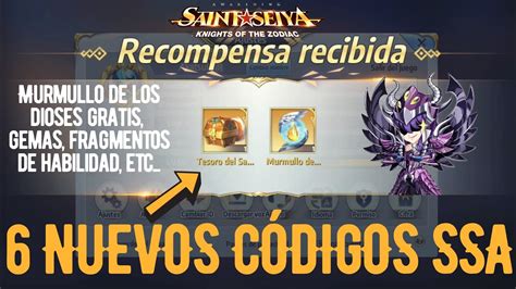 6 CÓDIGOS NUEVOS 1 MURMULLO GRATIS GEMAS FRAGMENTOS DE HABILIDAD ETC