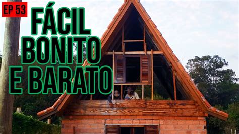 MÉTODO BARATO E SIMPLES Como Construir Parede de Chalé A Frame em