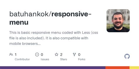 Github Batuhankokresponsive Menu This Is Basic Responsive Menu