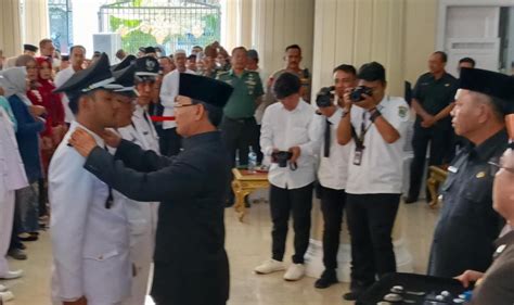 Bupati Majalengka Lantik 64 Kades Terpilih Hasil Pilkades Serentak 2023