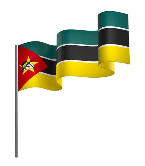 Moçambique bandeira elemento Projeto nacional independência dia ...