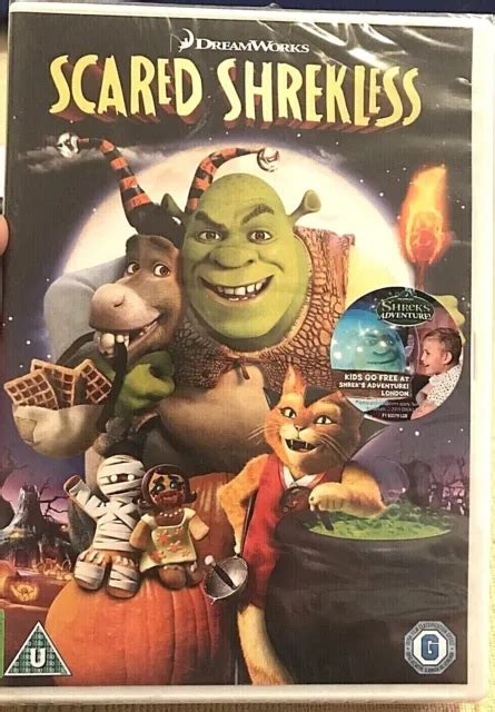 Scared Shrekless Newsealed Region 2 Dreamworks Animated Dvd Free