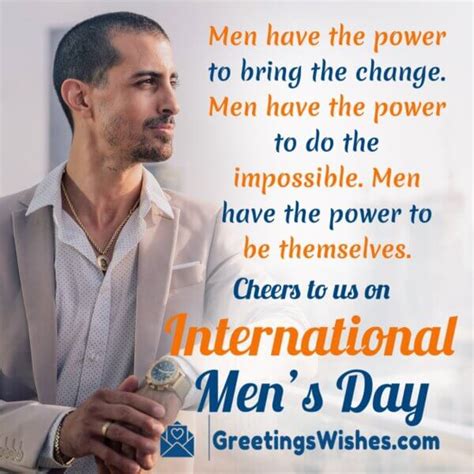 International Mens Day Wishes Messages November Greetings Wishes