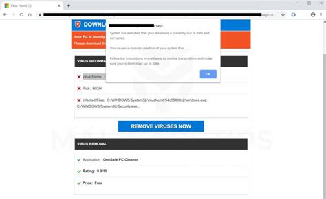 How To Remove Your Windows System Is Damaged Virus Removal Guide