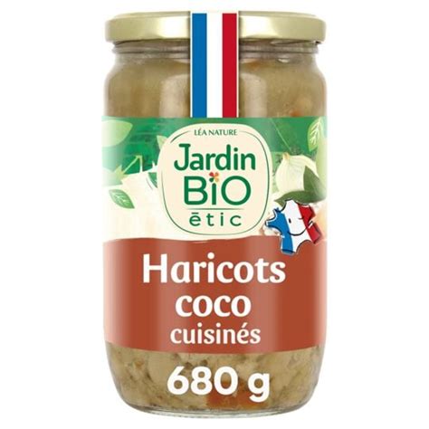 Haricots Coco Cuisin S Bio Jardin Bio Etic Le Bocal De G Prix