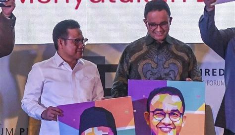 Anies Diisukan Bakal Berduet Dengan Cak Imin Gibran Rakabuming Saya